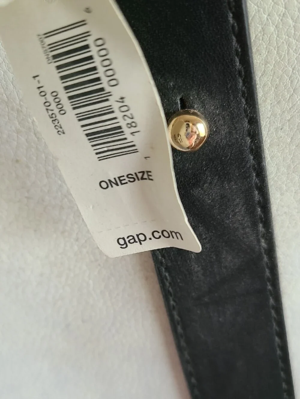 GAP Classic Two-Tone Tote Bag - White and Black